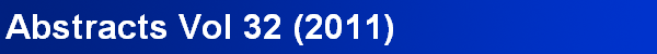 Abstracts Vol 32 (2011)