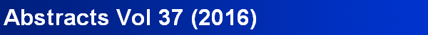 Abstracts Vol 37 (2016)